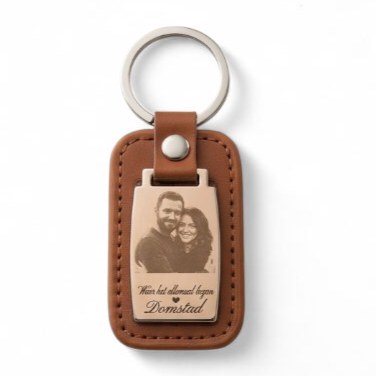 Gepersonaliseerde foto-sleutelhanger