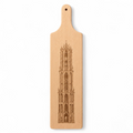 Beuken snij- en borrelplank Utrecht, 40 × 12 cm