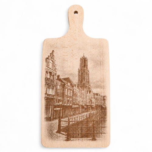 Beuken snij- en borrelplank Utrecht, 44 × 20 cm