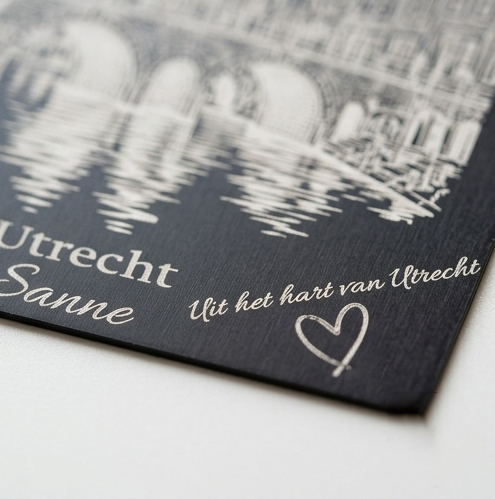 Detail van Utrecht portemonneekaart met Domtoren