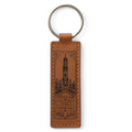 Kunstleren sleutelhanger Utrecht met Domtoren