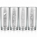 Set van 4 Utrecht longdrinkglazen