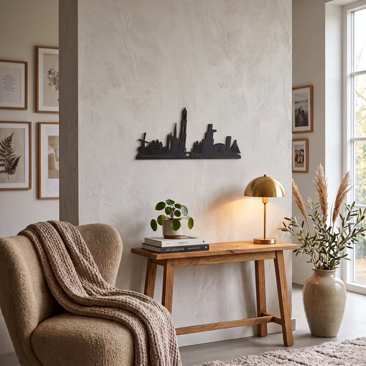 Sfeerfoto van Houten skyline Utrecht met Domtoren
